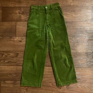 LACAUSA Jasper Trousers in Moss Green
